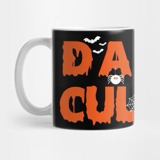 Funny Dadcula Halloween Dad Dracula Costume Momster matching Mug